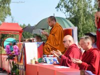 Consecration of the Stupa containing Kyabje Tenga Rinpoche's Relics