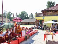 Consecration of the Stupa containing Kyabje Tenga Rinpoche's Relics