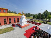 Consecration of the Stupa containing Kyabje Tenga Rinpoche's Relics