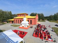 Consecration of the Stupa containing Kyabje Tenga Rinpoche's Relics