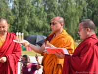 Consecration of the Stupa containing Kyabje Tenga Rinpoche's Relics