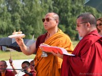 Consecration of the Stupa containing Kyabje Tenga Rinpoche's Relics