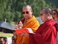 Consecration of the Stupa containing Kyabje Tenga Rinpoche's Relics