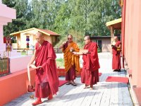 Consecration of the Stupa containing Kyabje Tenga Rinpoche's Relics