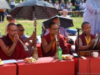 Consecration of the Stupa containing Kyabje Tenga Rinpoche's Relics