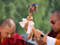 Consecration of the Stupa containing Kyabje Tenga Rinpoche's Relics