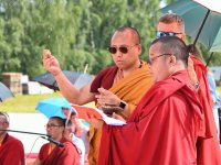 Consecration of the Stupa containing Kyabje Tenga Rinpoche's Relics