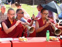 Consecration of the Stupa containing Kyabje Tenga Rinpoche's Relics
