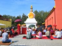 Consecration of the Stupa containing Kyabje Tenga Rinpoche's Relics