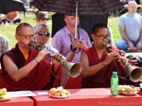Consecration of the Stupa containing Kyabje Tenga Rinpoche's Relics