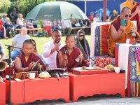 Consecration of the Stupa containing Kyabje Tenga Rinpoche's Relics