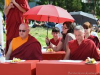 Consecration of the Stupa containing Kyabje Tenga Rinpoche's Relics