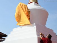 Consecration of the Stupa containing Kyabje Tenga Rinpoche's Relics