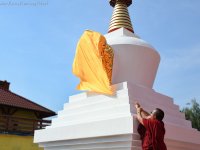 Consecration of the Stupa containing Kyabje Tenga Rinpoche's Relics