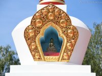 Consecration of the Stupa containing Kyabje Tenga Rinpoche's Relics