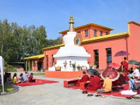 Consecration of the Stupa containing Kyabje Tenga Rinpoche's Relics