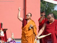 Consecration of the Stupa containing Kyabje Tenga Rinpoche's Relics