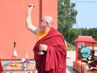 Consecration of the Stupa containing Kyabje Tenga Rinpoche's Relics