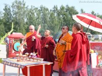 Consecration of the Stupa containing Kyabje Tenga Rinpoche's Relics